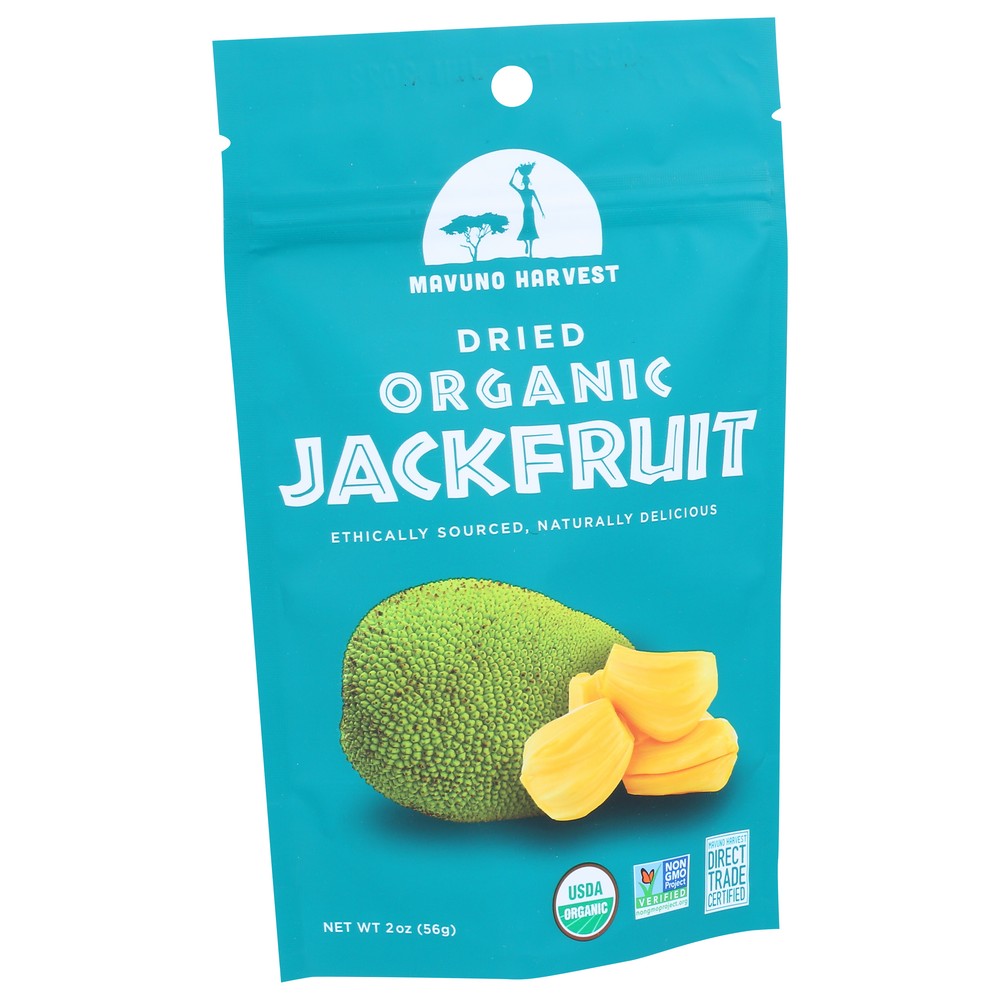 Mavuno Harvest 105-2-D, Jackfruit Organicanic Dried Jackfruit 2 Ounce,  Case of 6