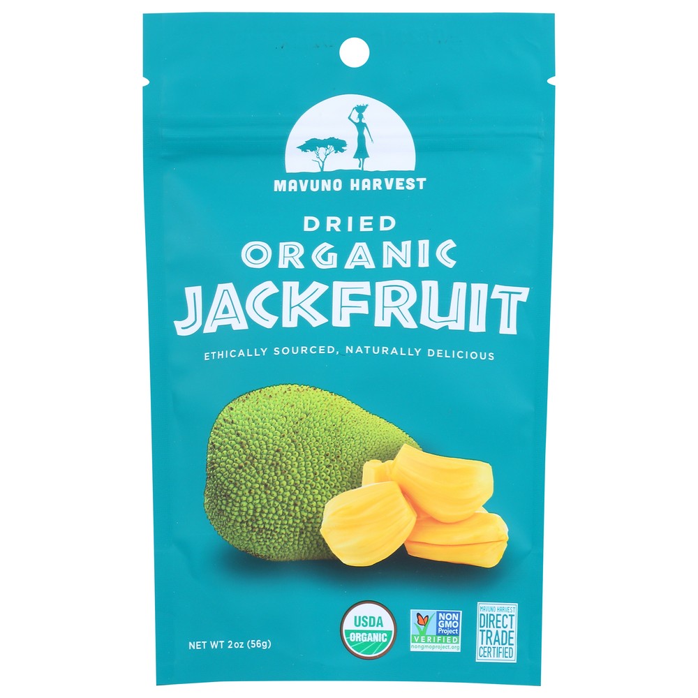 Mavuno Harvest 105-2-D, Jackfruit Organicanic Dried Jackfruit 2 Ounce,  Case of 6