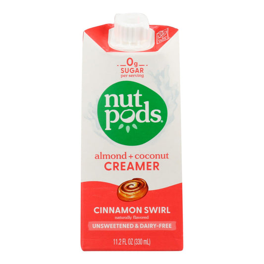 Nutpods - Nd Creamer Unsw Cinnamon Swrl - Case of 12-11.2 Fluid Ounce