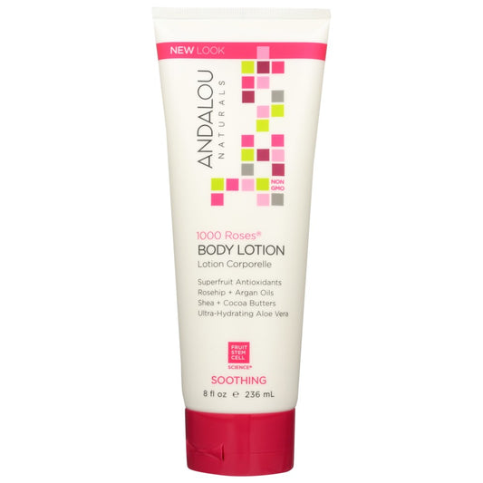 Andalou Naturals 26206, Andalou Naturals Body Lotion, 1000 Roses, 8 Fl. Oz. ,  Case of 1