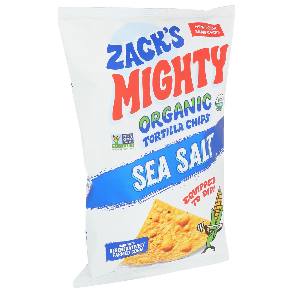 Zack's Mighty® ,  Organicanic Tortilla Chips 9 Ounce,  Case of 9