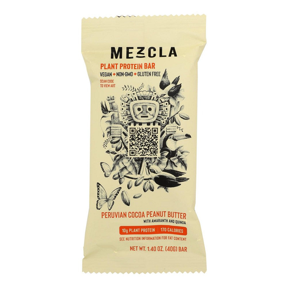 Mezcla - Bar Peruvian Cocoa Pbtr - Case of 12-1.4 OZ