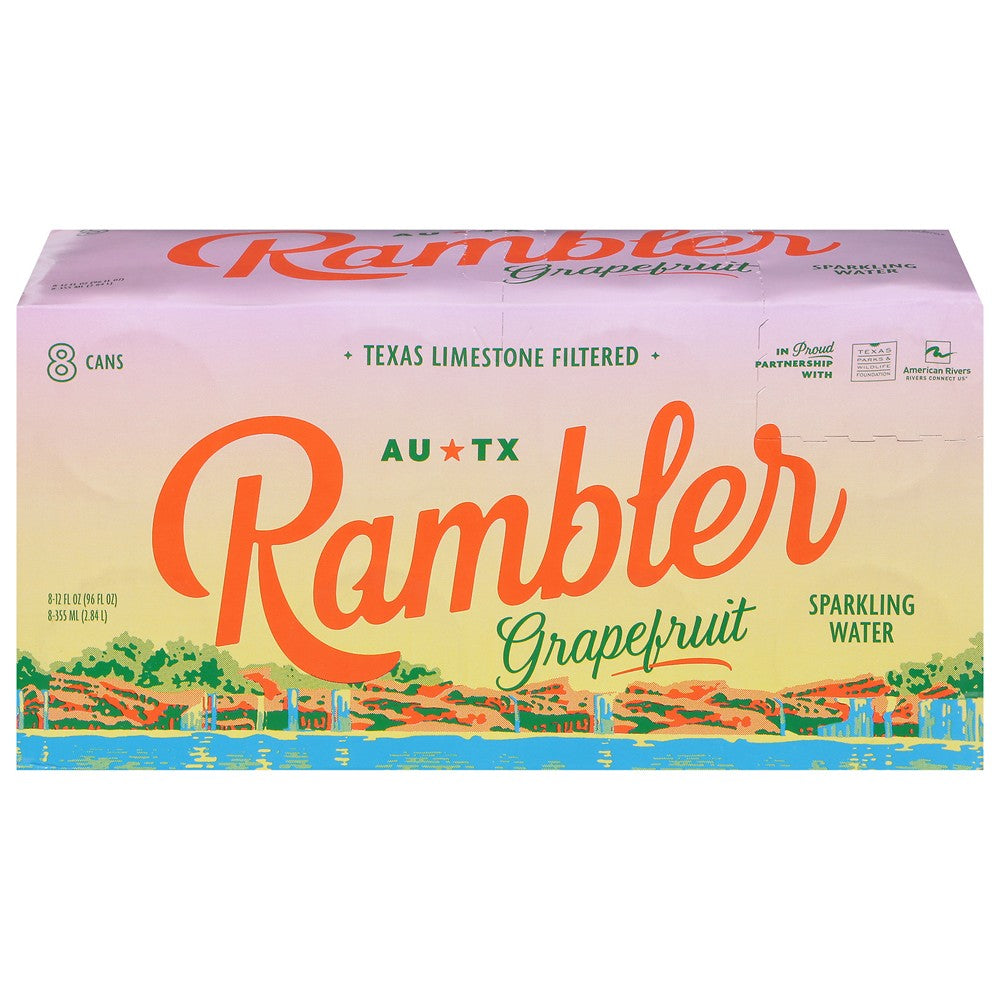 Rambler - Water Sparkling Grpfrt - Case of 3-8/12 FZ