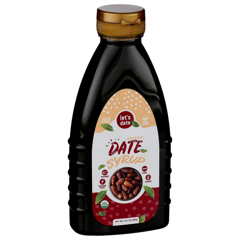 Lets Date Syrup Date Organic - 14 Ounce, Case of 6