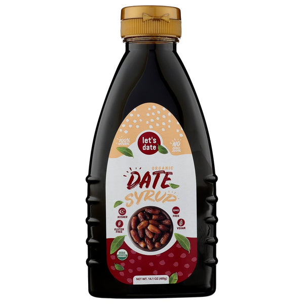 Lets Date Syrup Date Organic - 14 Ounce, Case of 6