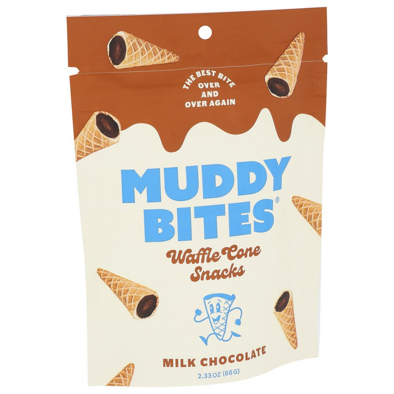 Muddy Bites Snck Wflcn Milk Chocolate - 2 Ounce, Case of 12