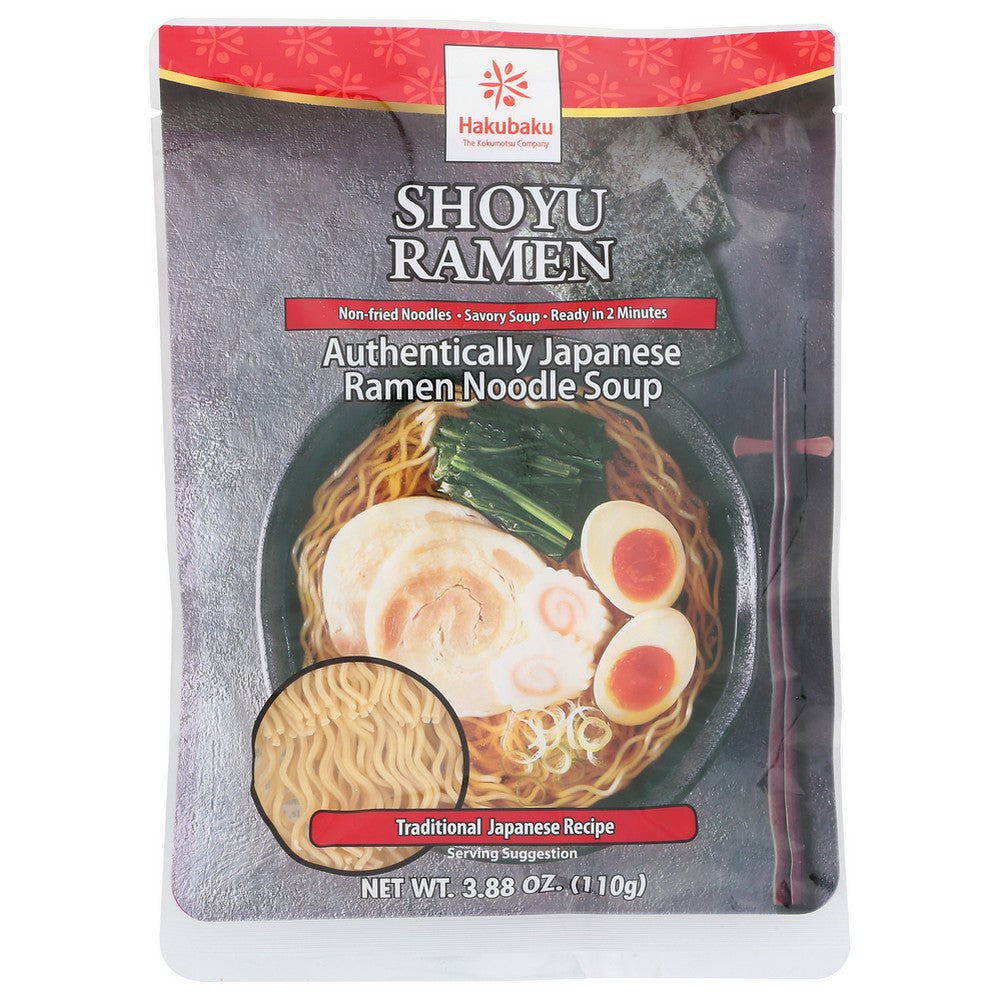 Hakubaku Ramen Shoyu Japan - 4 Ounce,  Case of 12