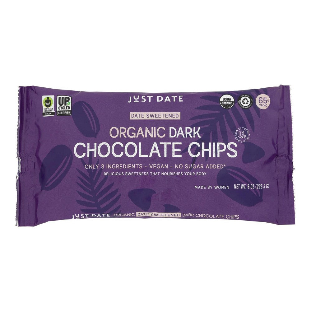 Just Date Syrup - Date Swtnd Og2 Drk Cchip - Case of 6-7 OZ