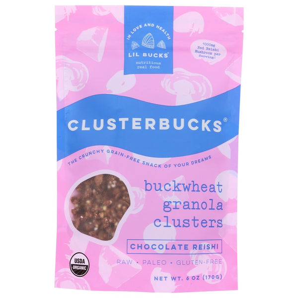 Lil Bucks® Cb002,  Clusterbucks® Buckwheat Granola Clusters 6 Ounce,  Case of 6