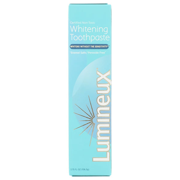 Lumineux Oral Essentials™ W3, Certified Non-Toxic Toothpaste Certified Non-Toxic Whitening Toothpaste 3.75 Fluid Ounce,  Case of 1