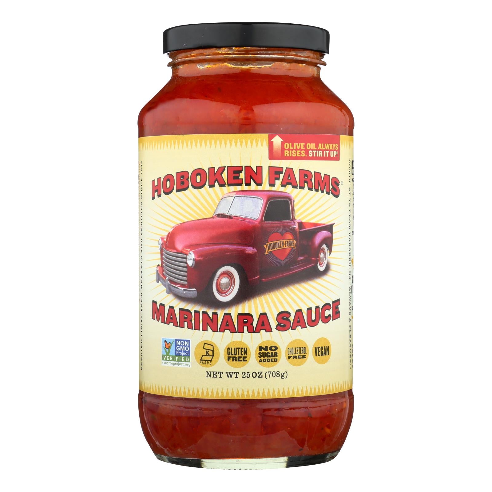 Hoboken Farms Big Red Marinara - Case of 6 - 25 Ounce