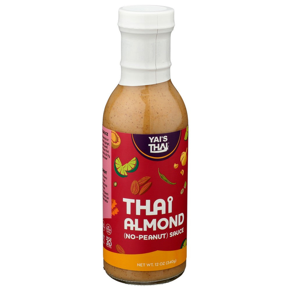 Yai's Thai® As-6, Yai's Thai Thai Almond Medium Sauce, 12 Oz.,  Case of 6