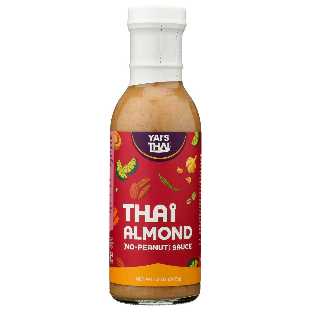 Yai's Thai® As-6, Yai's Thai Thai Almond Medium Sauce, 12 Oz.,  Case of 6