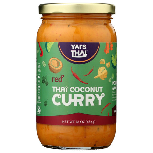 Yai's Thai® Rc-6, Yai's Thai Red Thai Coconut Curry, 16 Oz.,  Case of 6