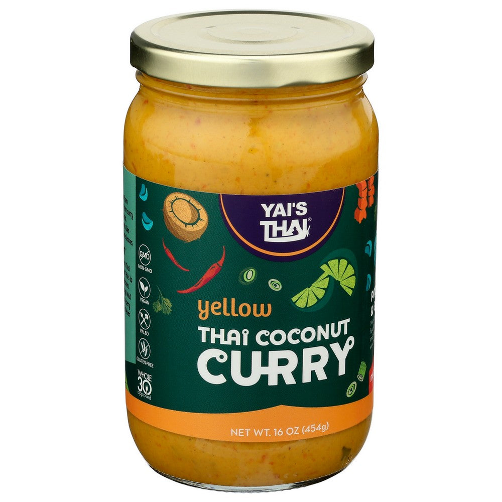 Yai's Thai® Yc-6, Yai's Thai Yellow Thai Coconut Curry, 16 Oz.,  Case of 6