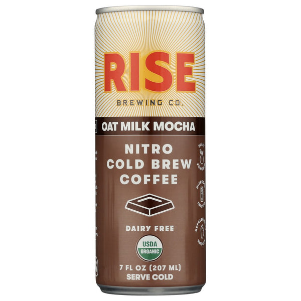 Rise Brewing Co Cold Brew Nitro Mcha Organic - 7 Fluid Ounce, Case of 12