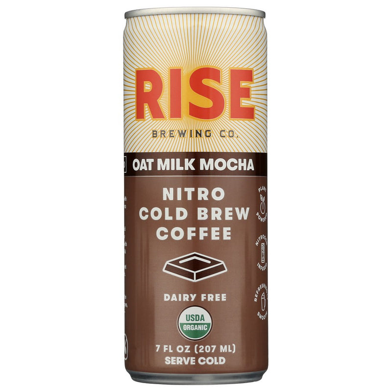 Rise Brewing Co Cold Brew Nitro Mcha Organic - 7 Fluid Ounce, Case of 12