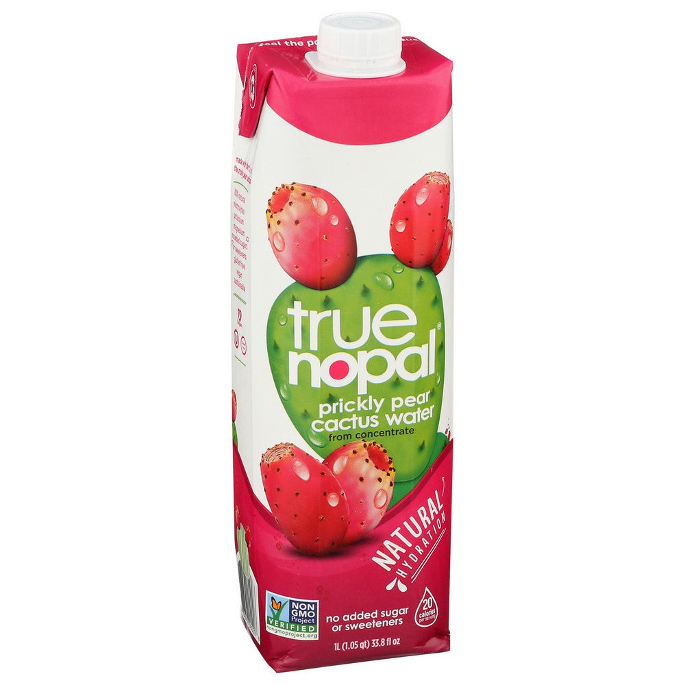 True Nopal Cactus Water Tn1L, True Nopal All-Natural Cactus Water, 33.8 Fl. Oz.,  Case of 12