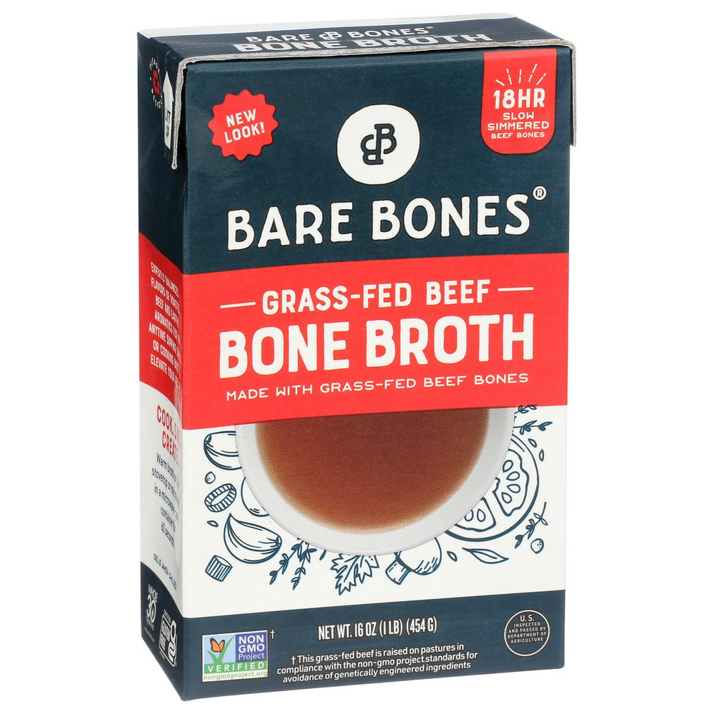 Bare Bones Lb-0015, Bare Bones Bone Broth, Classic, 16 Oz. ,  Case of 8