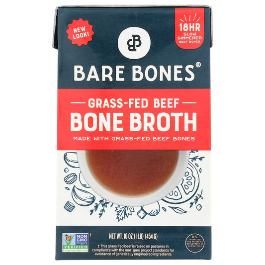 Bare Bones Lb-0015, Bare Bones Bone Broth, Classic, 16 Oz. ,  Case of 8