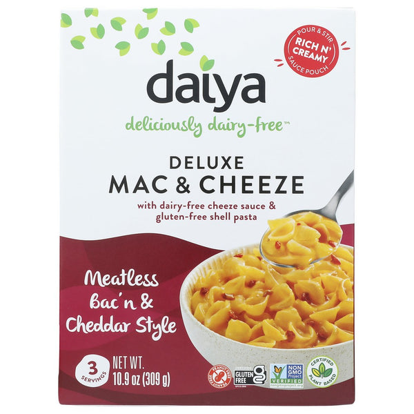 Daiya Foods 3Dfu15-321441, Dairy Free Gluten Free Meatless Bac'N And Cheddar Style Vegan Mac And Cheese,  Case of 8