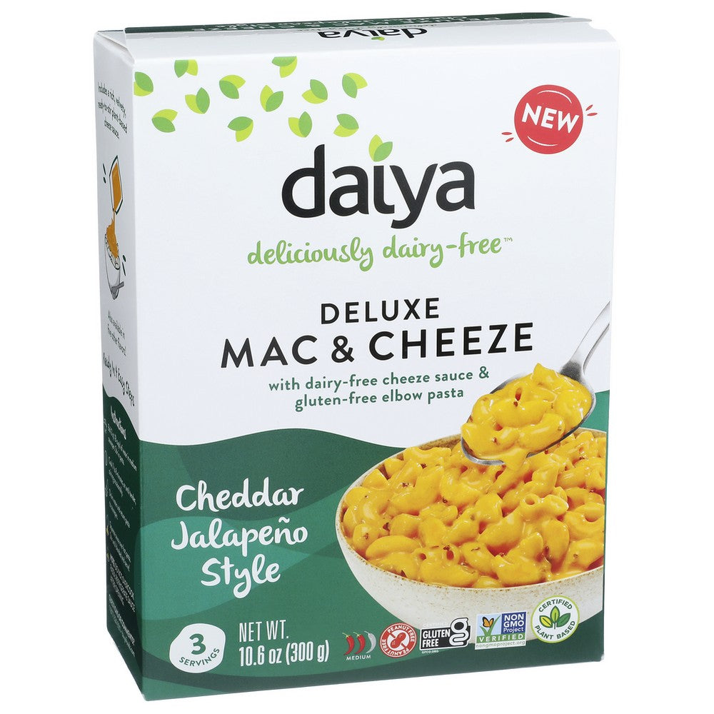 Daiya Foods 3Dfu15-321891, Dairy Free Gluten Free Cheddar Jalapeño Style Vegan Mac And Cheese,  Case of 8