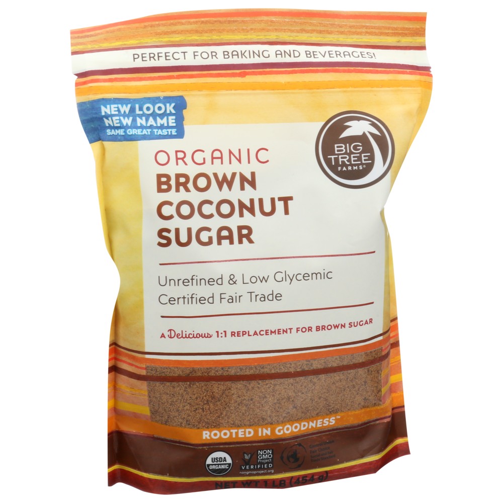 Big Tree Farms 401559, Big Tree Farms Organicanic Brown Coconut Sugar, 1 Lb Packet,  Case of 6