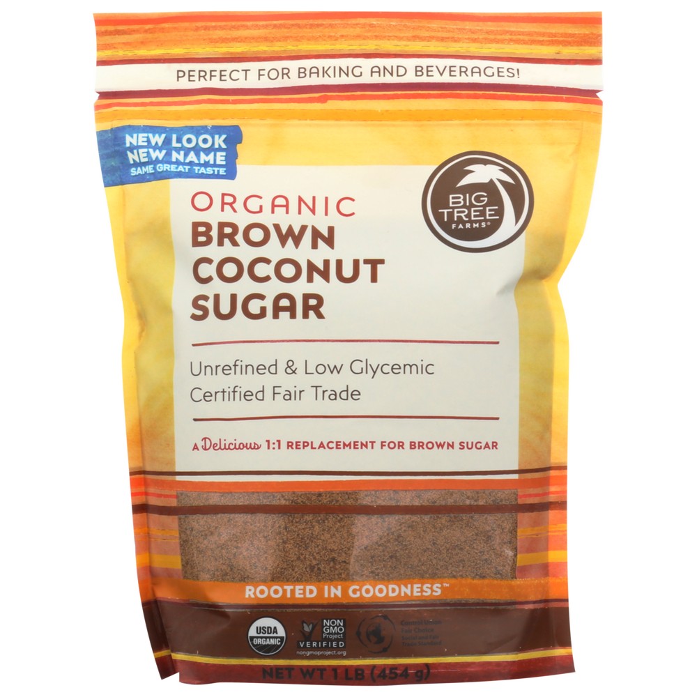 Big Tree Farms 401559, Big Tree Farms Organicanic Brown Coconut Sugar, 1 Lb Packet,  Case of 6