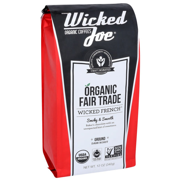 Wicked Joe Coffee Coffee Wicked Frnch Grnd - 12 Ounce, Case of 6