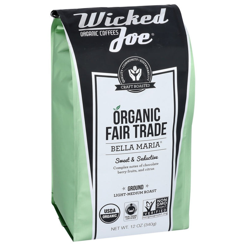 Wicked Joe Coffee Coffee Bella Marie Grnd - 12 Ounce, Case of 6