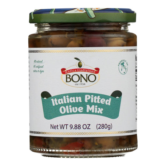 Bono - Olive Mix Italian Pitted - Case of 6-9.88 Ounce