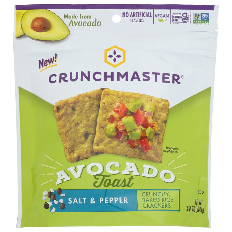 Crunchmaster 40028Ncd12Cm,  Avocado Toast 3.54 Ounce,  Case of 12