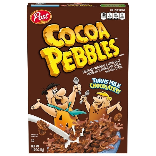Post Consumer Brands Post Cocoa Pebbles 11 Ounce Size - 12 Per Case