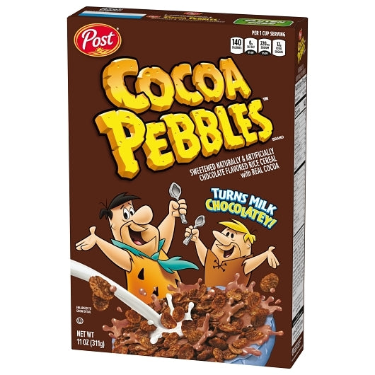Post Consumer Brands Post Cocoa Pebbles 11 Ounce Size - 12 Per Case
