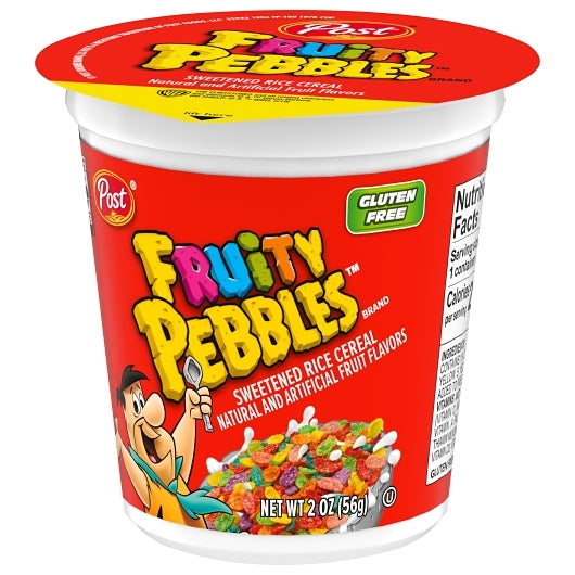 Post Consumer Brands Fruity Pebbles 2 Ounce Size - 12 Per Case