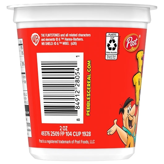 Post Consumer Brands Fruity Pebbles 2 Ounce Size - 12 Per Case