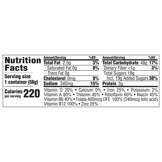 Post Consumer Brands Post Cocoa Pebbles 2 Ounce Size - 12 Per Case