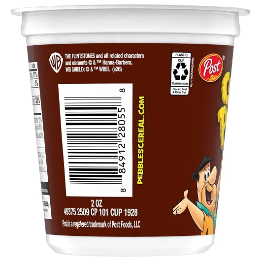 Post Consumer Brands Post Cocoa Pebbles 2 Ounce Size - 12 Per Case