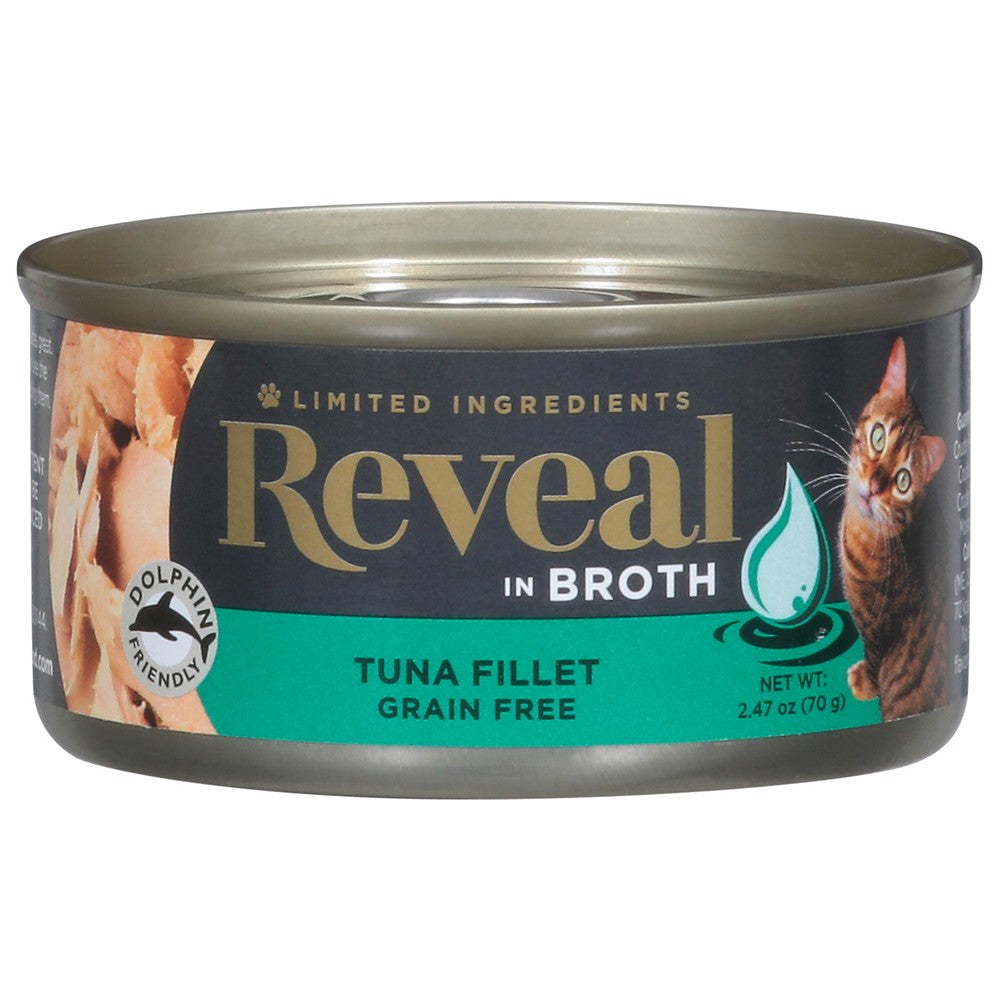 Reveal - Cat Gf Tuna Fillet Can - Case of 24-2.47 OZ
