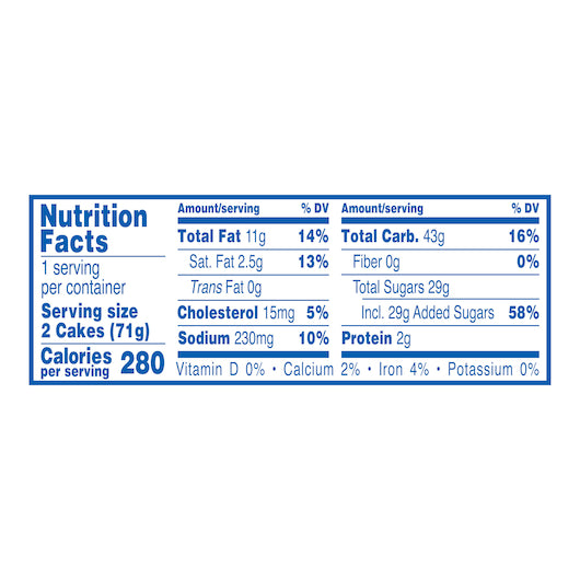 Hostess Lemon Drizzle Baby Bundt Single Servefrozen 2.5 Ounce Size - 36 Per Case.