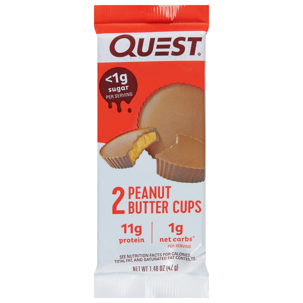 Quest - Peanut Butter Cups - Case of 12-1.48 OZ