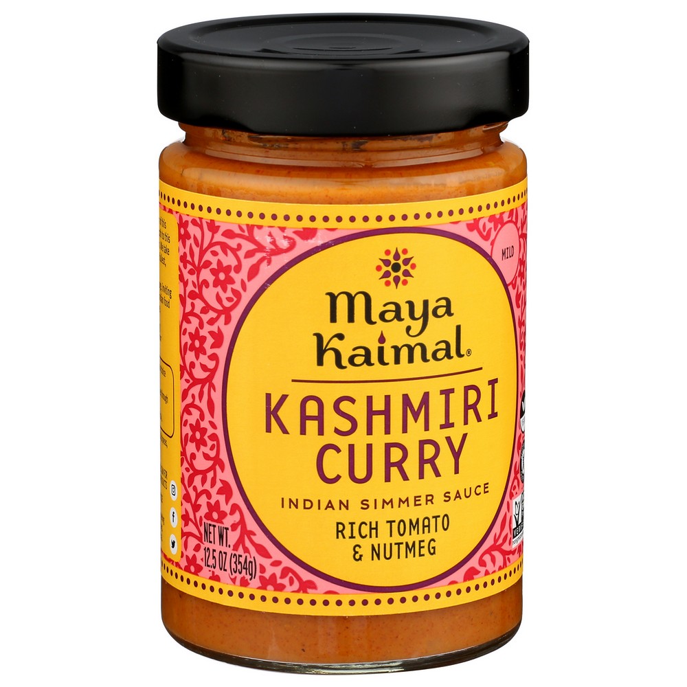 Maya Kaimal Foods 9020, Rich Tomato With Nutmeg Indian Simmer Sauce Simmer Sauce 12.5 Ounce,  Case of 6