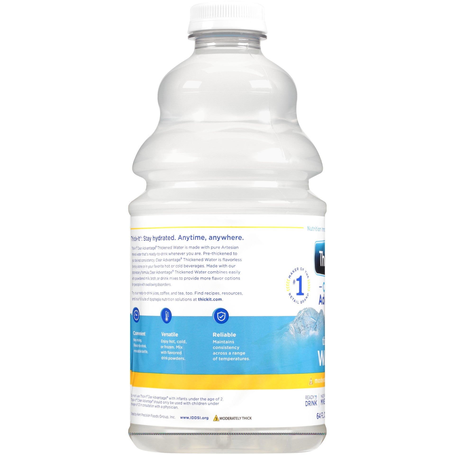 Thick It Clear Advantage Thickened Water Moderately Thick Honey Fl 64 Fluid Ounce - 4