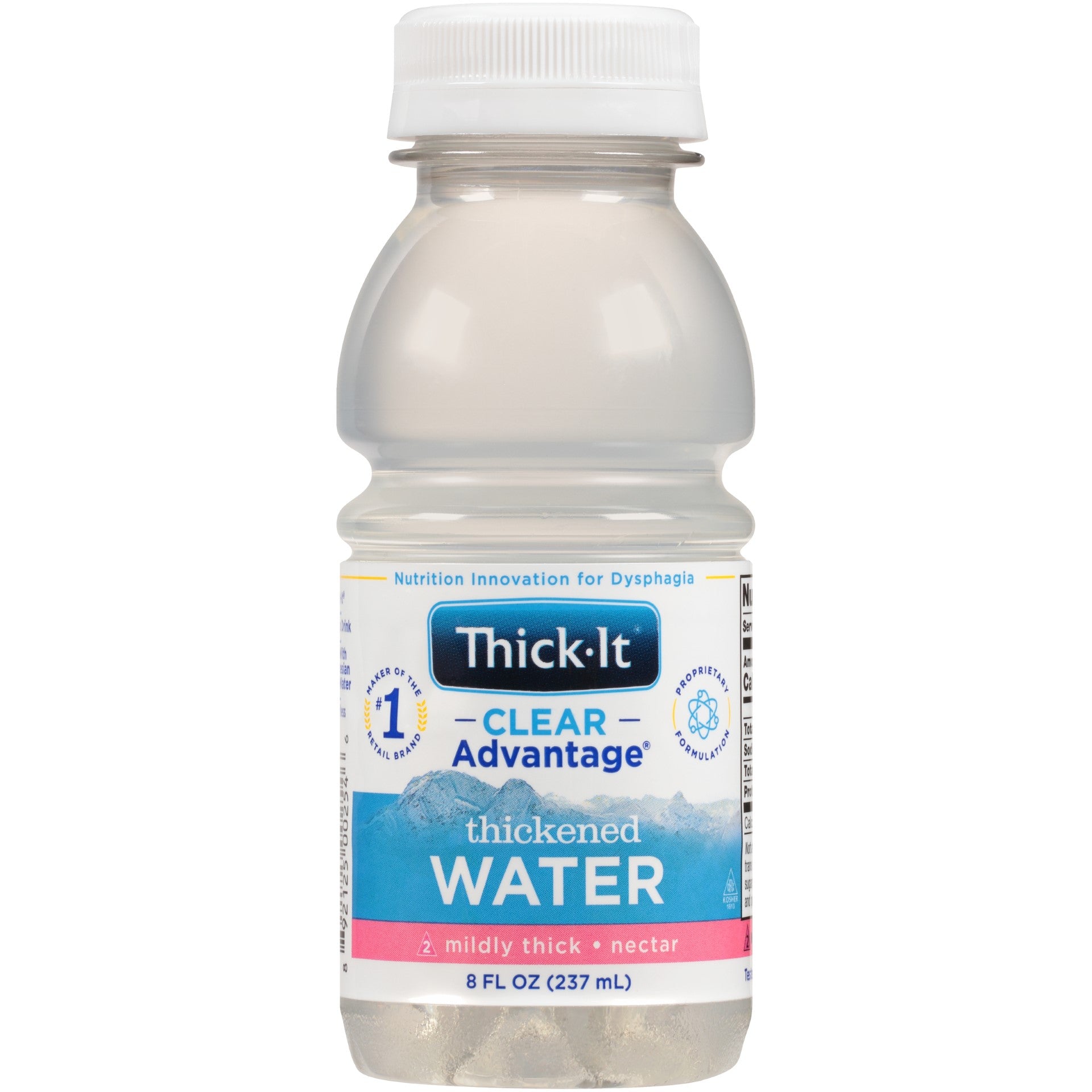 Thick It Clear Advantage Thickened Water Mildly Thick Nectar Fl 8 Fluid Ounce - 24 Per