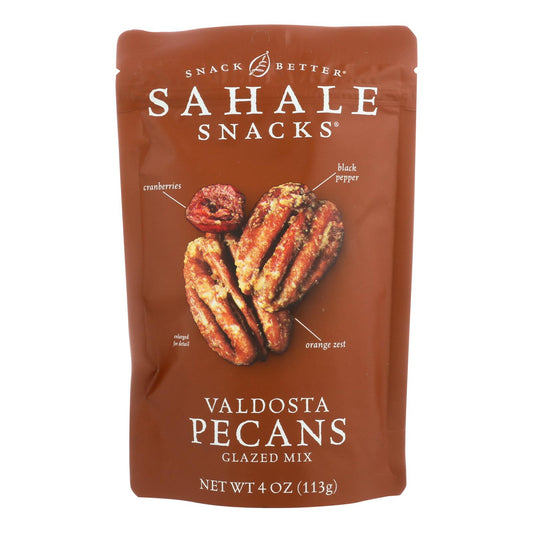 Sahale Snacks Valdosta Pecans Glazed - Mix - Case of 6 - 4 Ounce.