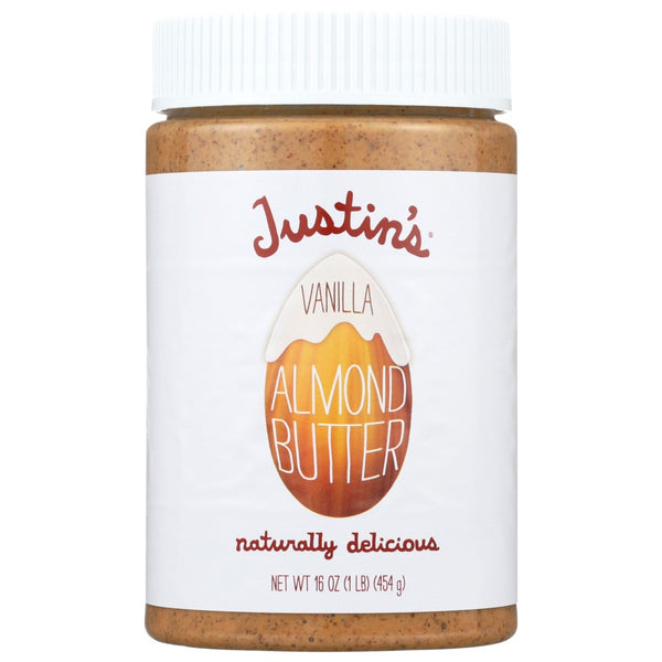 Justins Nut Butter Vanilla Almond - 16 Ounce, Case of 6