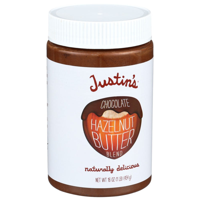 Justins Nut Butter Hzlnut Chocolate Natural - 16 Ounce, Case of 6