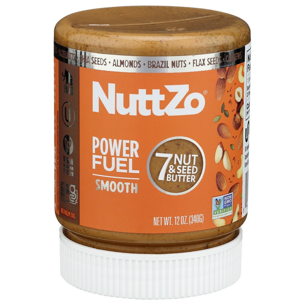 Nuttzo , Smooth Nut And Seed Butter 12 Ounce,  Case of 6