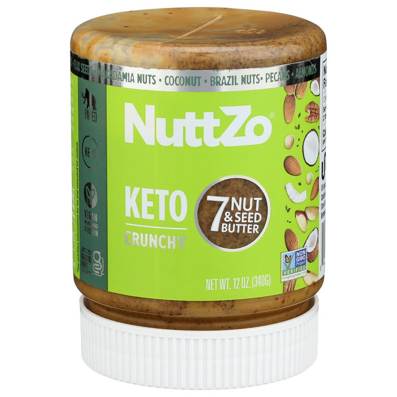 Nuttzo Butter Almnd Ccnt Crunch - 12 Ounce, Case of 6