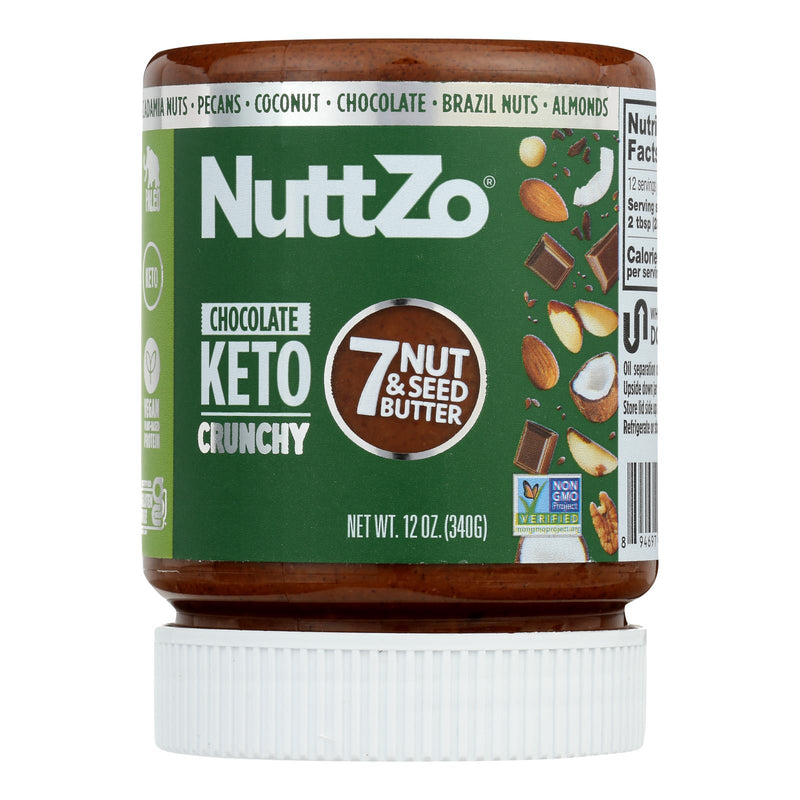 Nuttzo - Sprd Chocolate Crnchy Keto Natural - Case of 6-12 Ounce